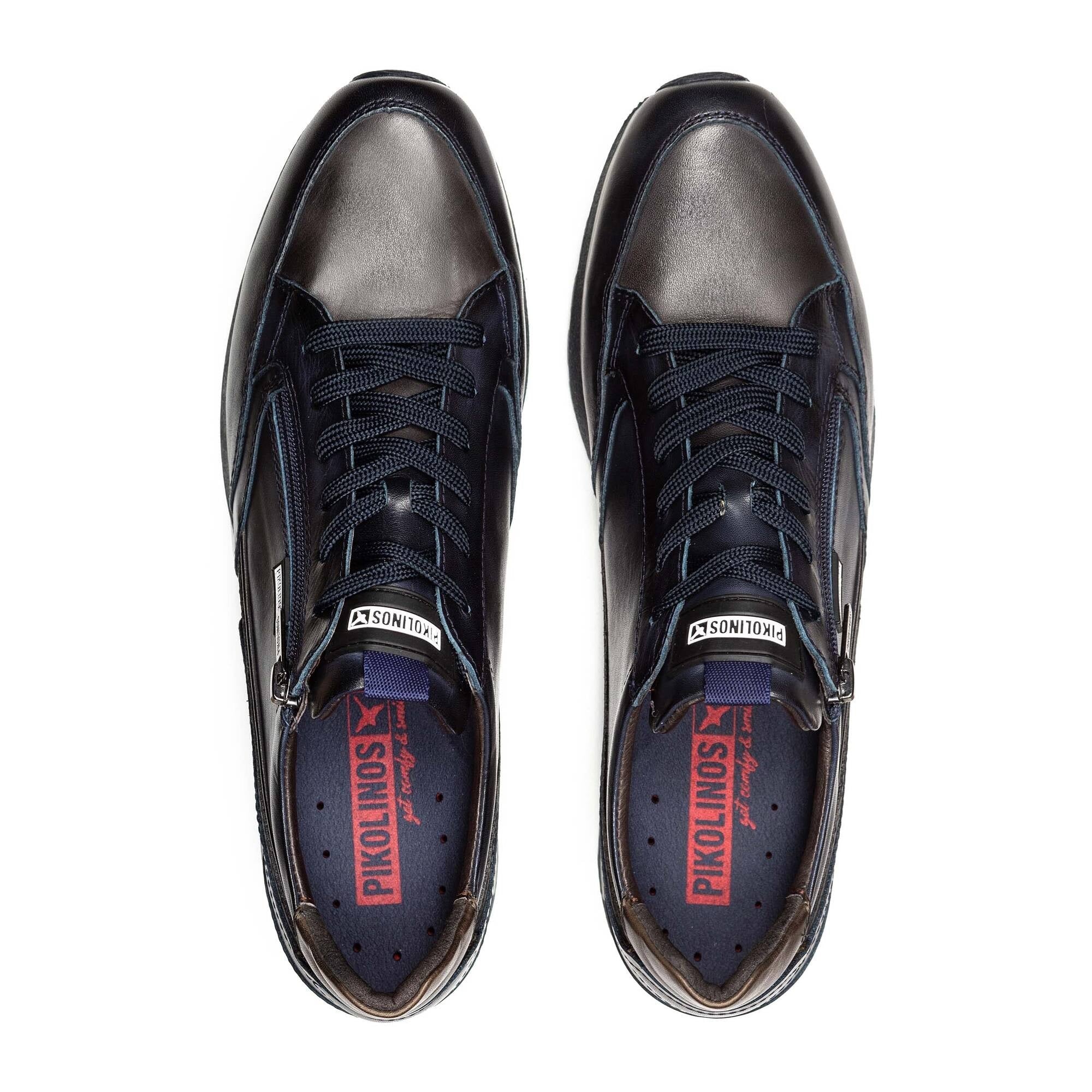 'Cambil' men's lace - up sneaker - blue - Chaplinshoes'Cambil' men's lace - up sneaker - bluePikolinos