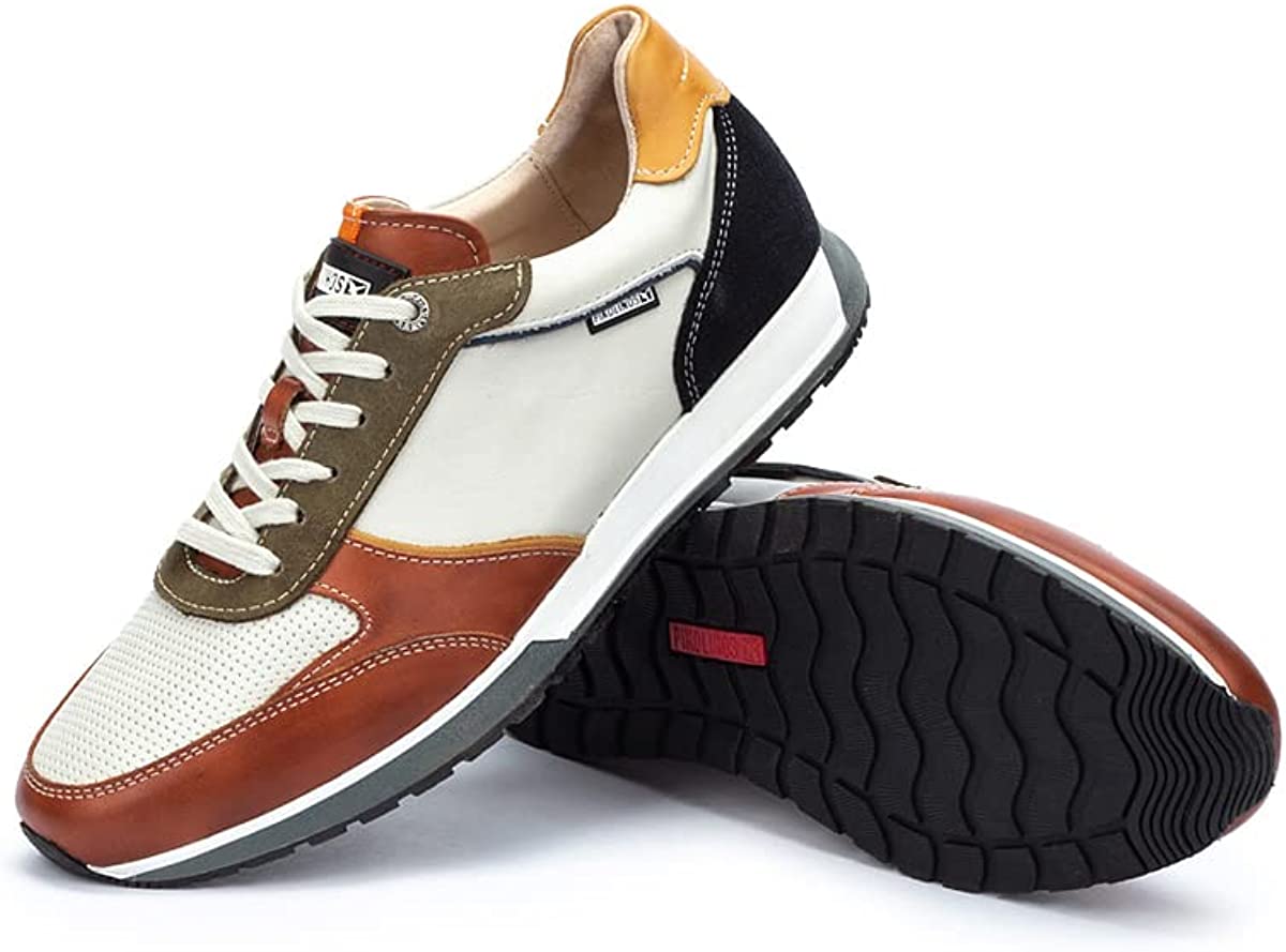 'Cambil' men's lace - up sneaker - red mix - Chaplinshoes'Cambil' men's lace - up sneaker - red mixPikolinos