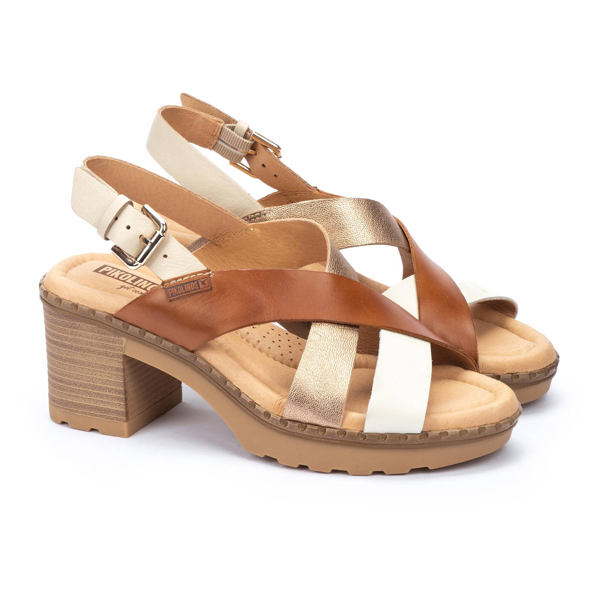 'Canarias' women's sandal - brown mix - Chaplinshoes'Canarias' women's sandal - brown mixPikolinos