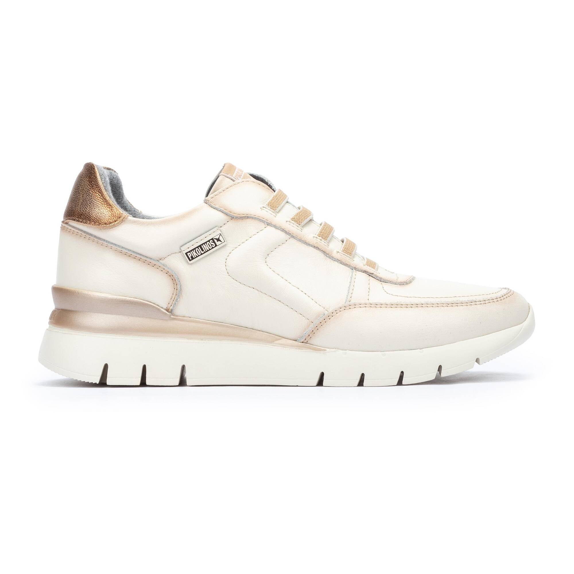 'Cantabria' women's lace - up sneaker - off white - Chaplinshoes'Cantabria' women's lace - up sneaker - off whitePikolinos