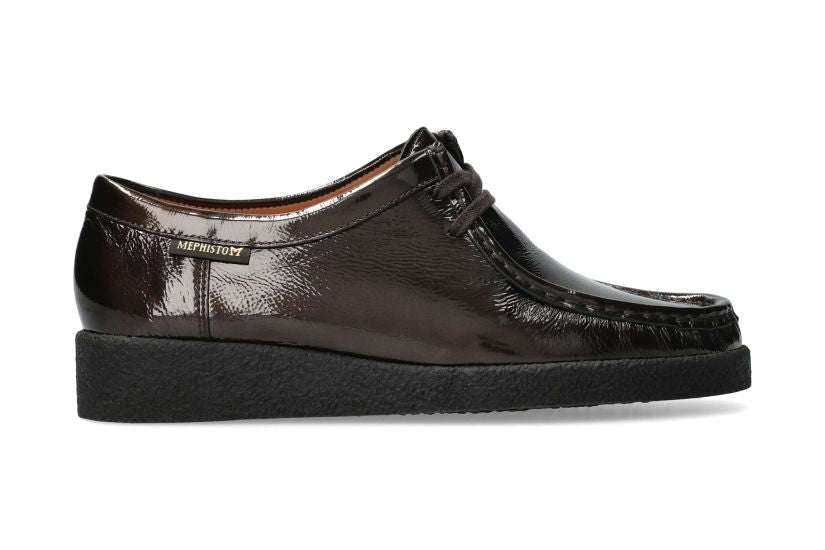 'Christy' women's mephisto originals lace - up shoe - bronze patent - Chaplinshoes'Christy' women's mephisto originals lace - up shoe - bronze patentMephisto
