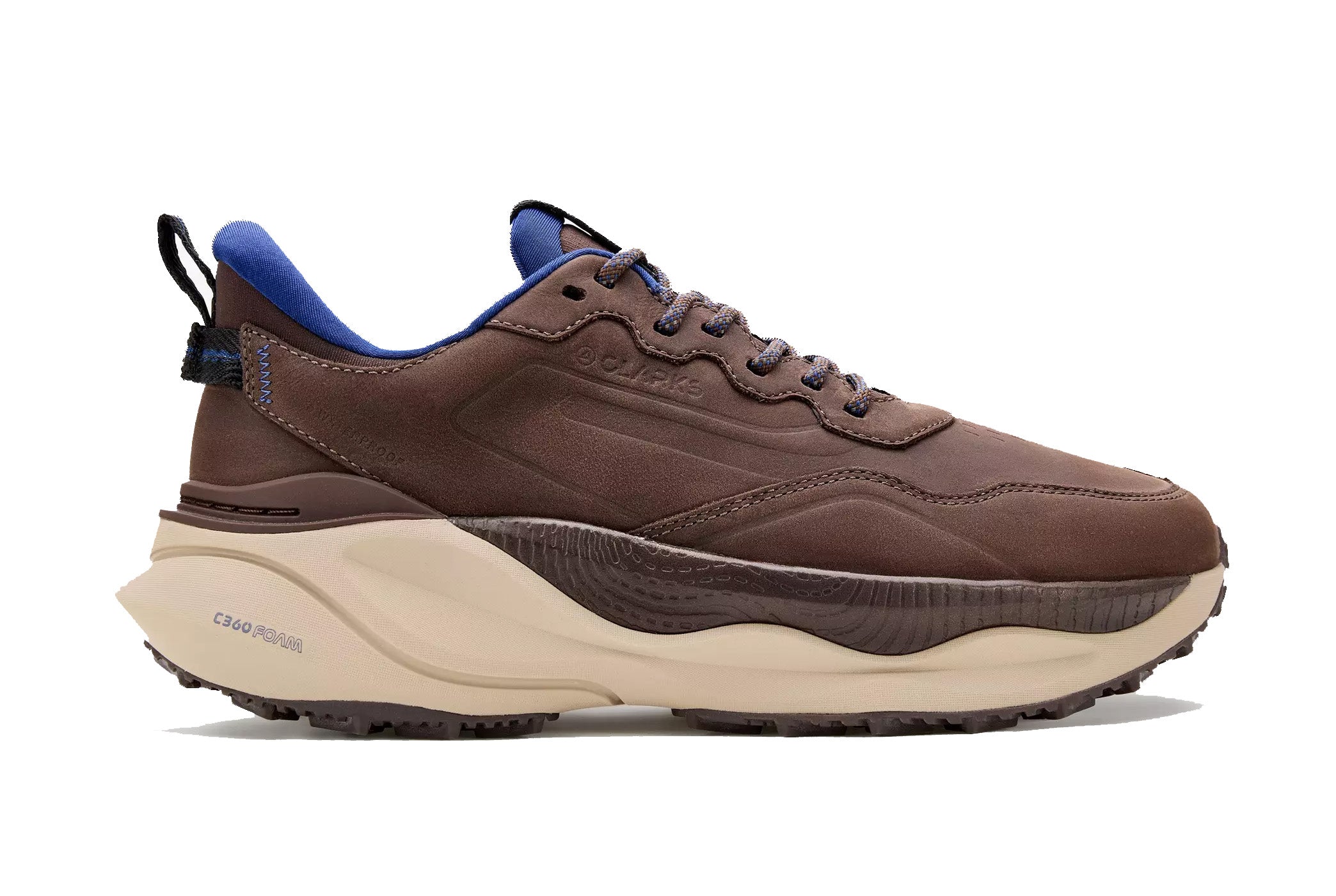 Sneaker impermeabile da uomo 'Pace TrailLo' - marrone