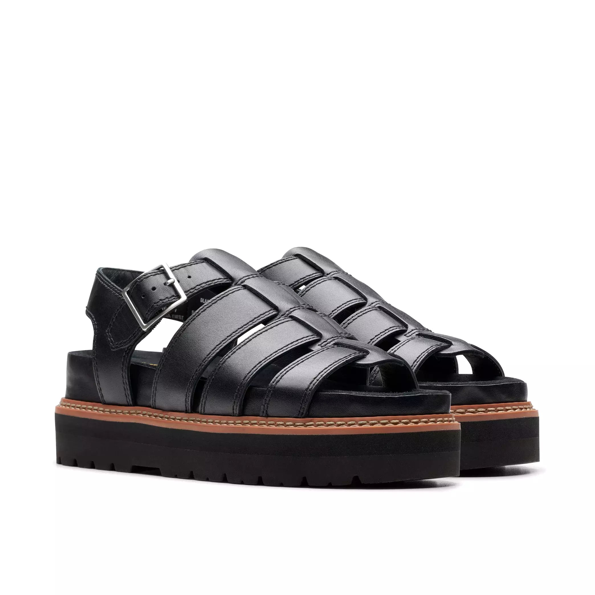 'Orianna Twist' women's sandal - black