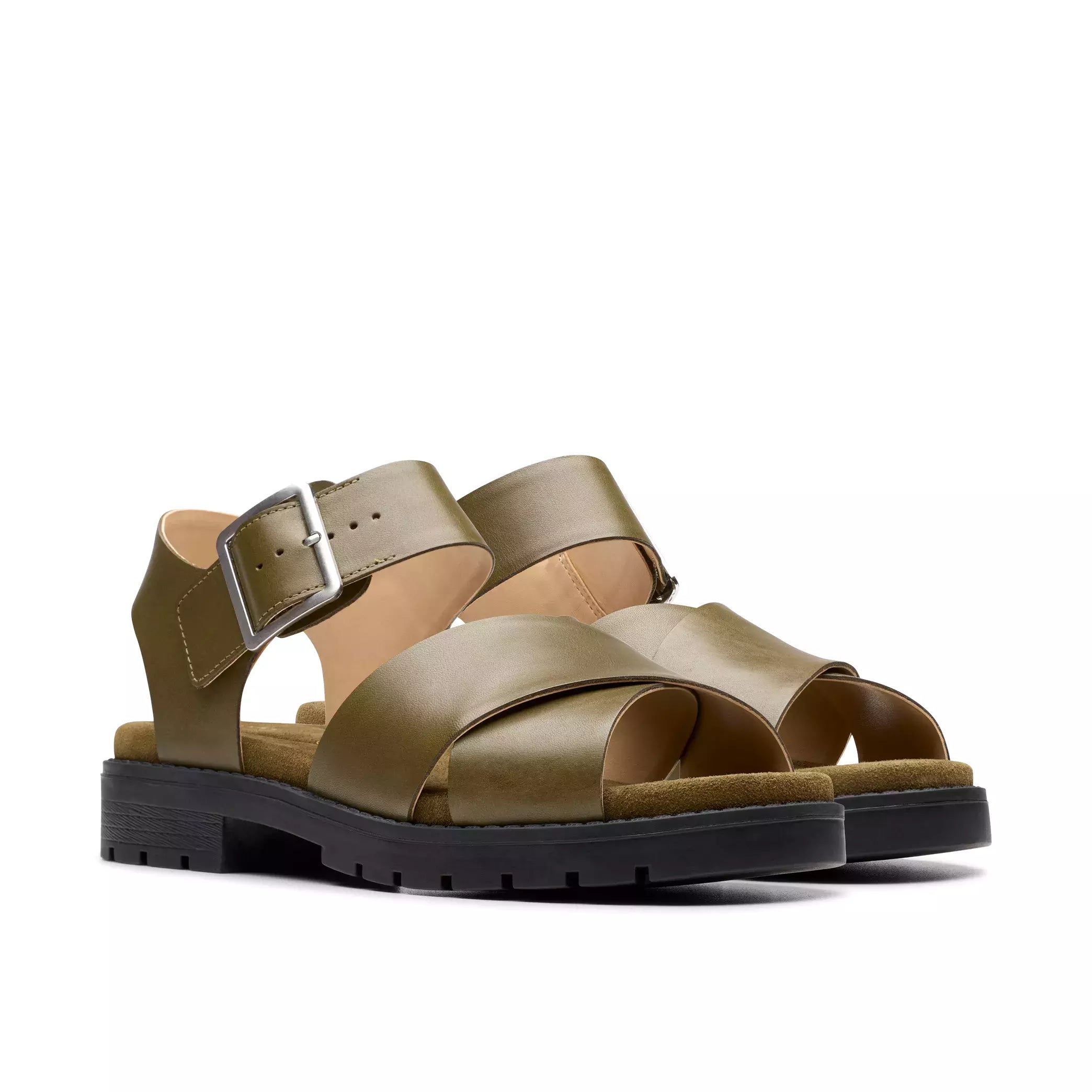 Damessandaal 'Orinoco Cross' - Groen