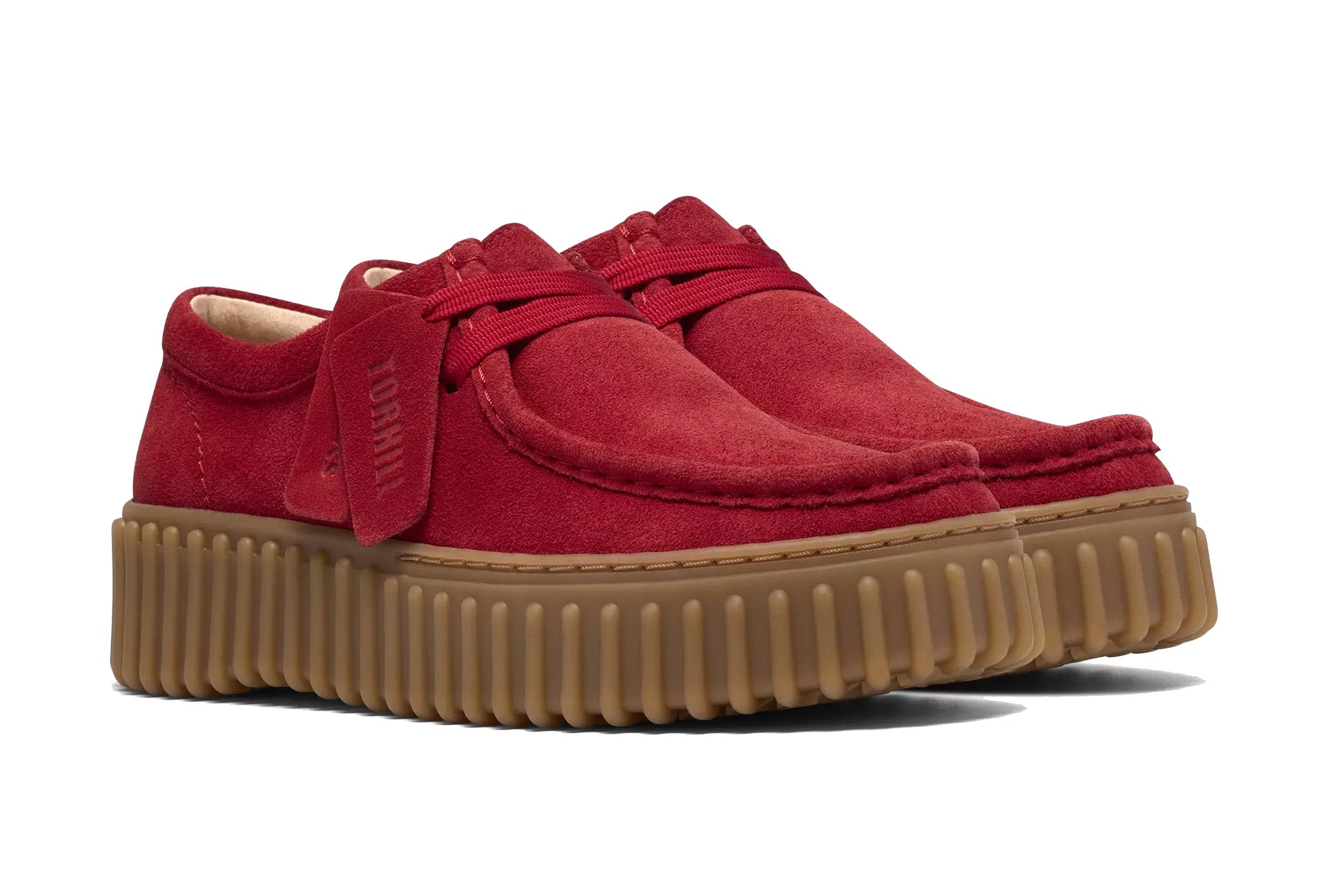 Dames veterschoen 'Torhill Bee' - rood