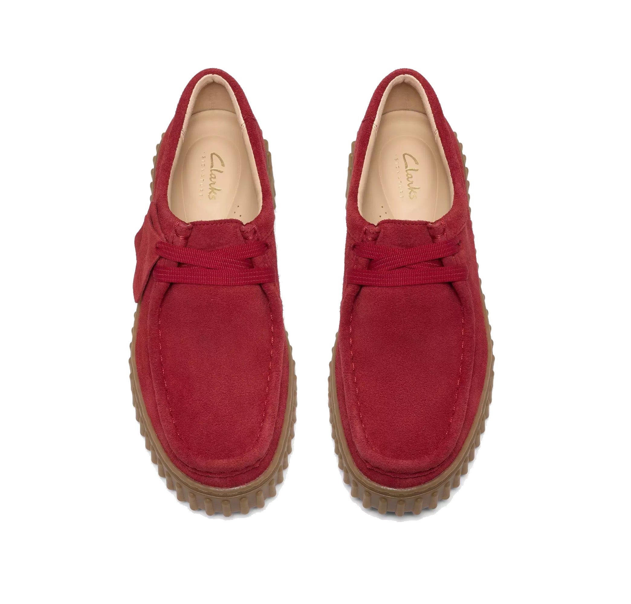 Dames veterschoen 'Torhill Bee' - rood