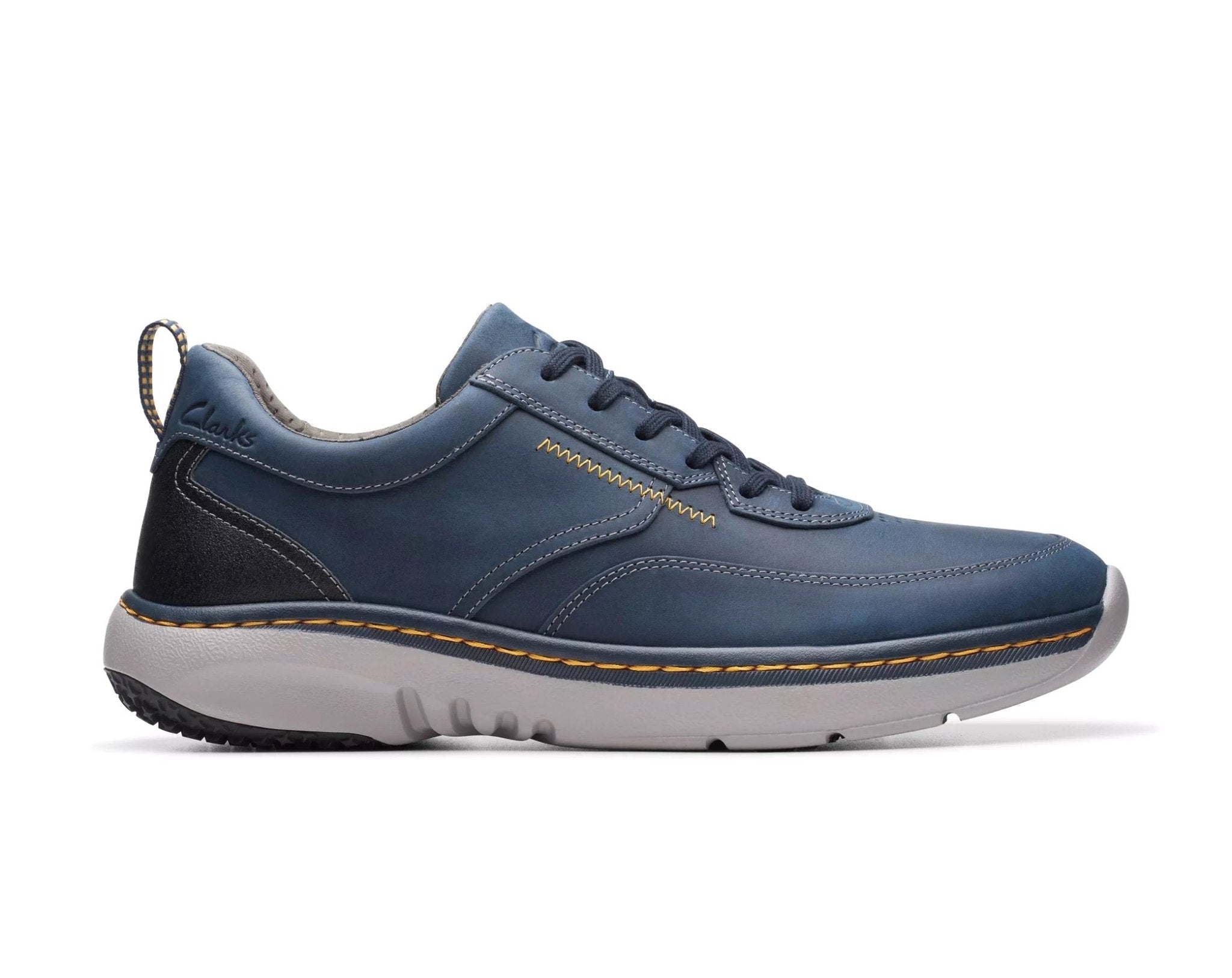 'ClarksPro Lace' herensneaker met brede pasvorm (H) - Blauw - Chaplinshoes'ClarksPro Lace' herensneaker met brede pasvorm (H) - BlueClarks
