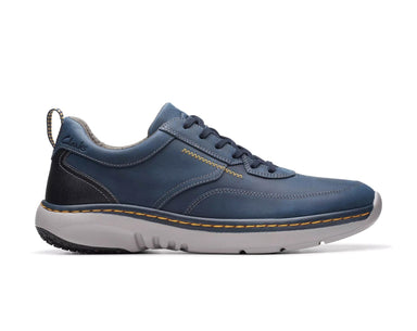 'ClarksPro Lace' herensneaker met brede pasvorm (H) - Blauw - Chaplinshoes'ClarksPro Lace' herensneaker met brede pasvorm (H) - BlueClarks