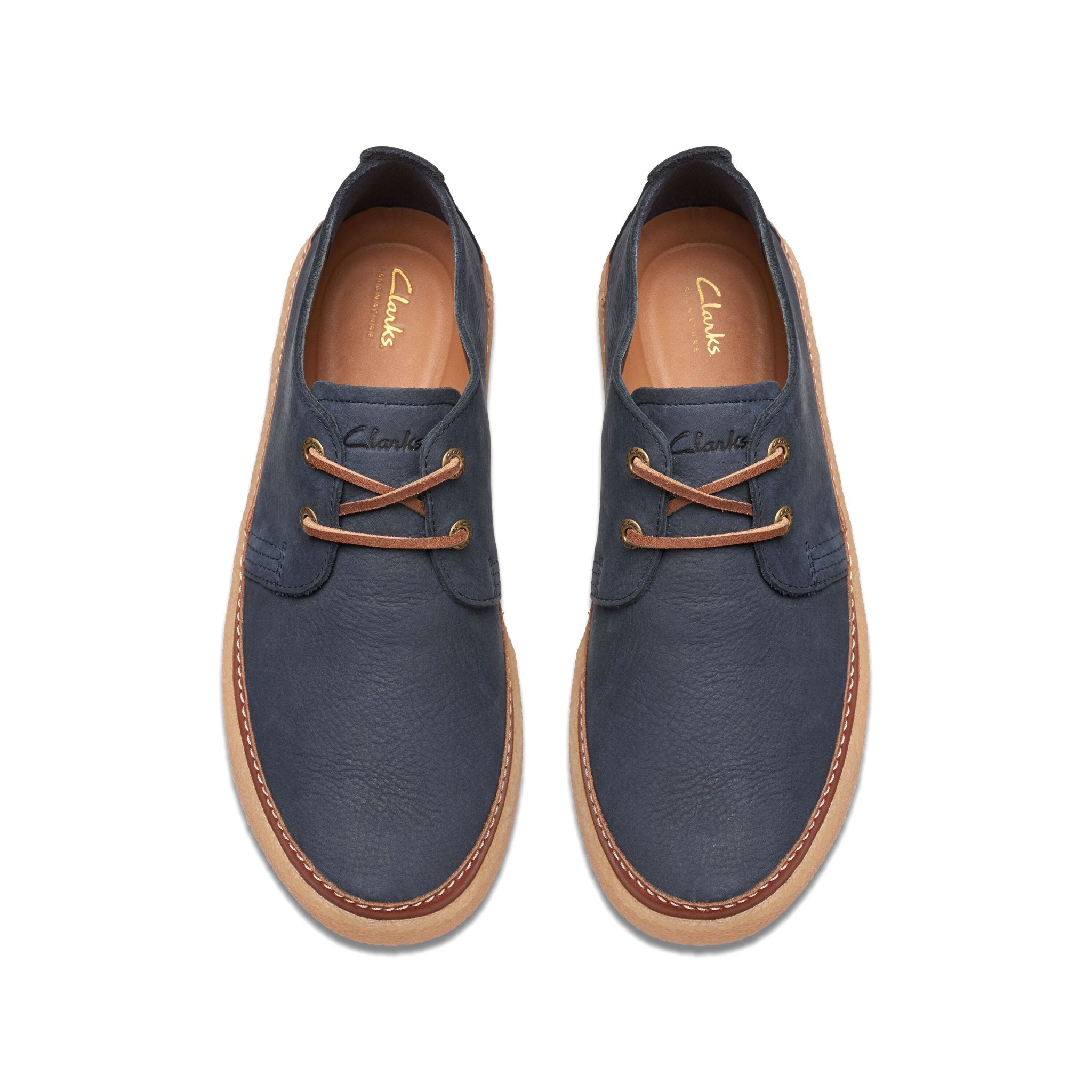 'Clarkwood Low' men's lace - up shoe - Blue - Chaplinshoes'Clarkwood Low' men's lace - up shoe - BlueClarks