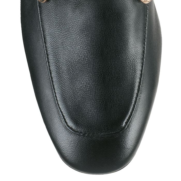 Damesmocassin 'Close' - zwart - ChaplinshoesDamesmocassin 'Close' - zwartHögl