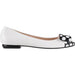 'Coco' women's ballerina pump - White black mix - Chaplinshoes'Coco' women's ballerina pump - White black mixHögl