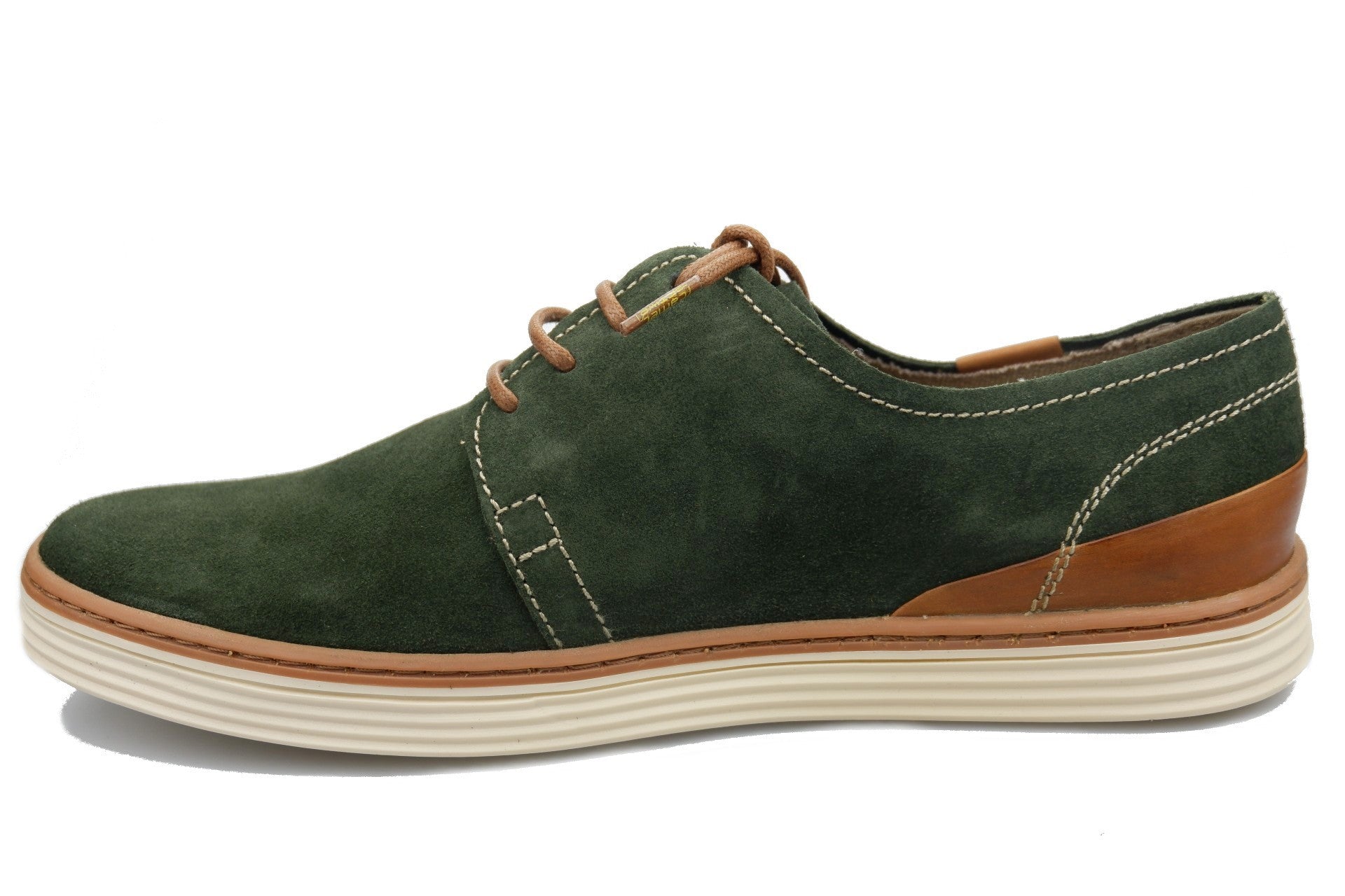 Herensneaker met veters 'Copa' - Groen - Chaplinshoes'Copa' herensneaker met veters - GreenCamel Active