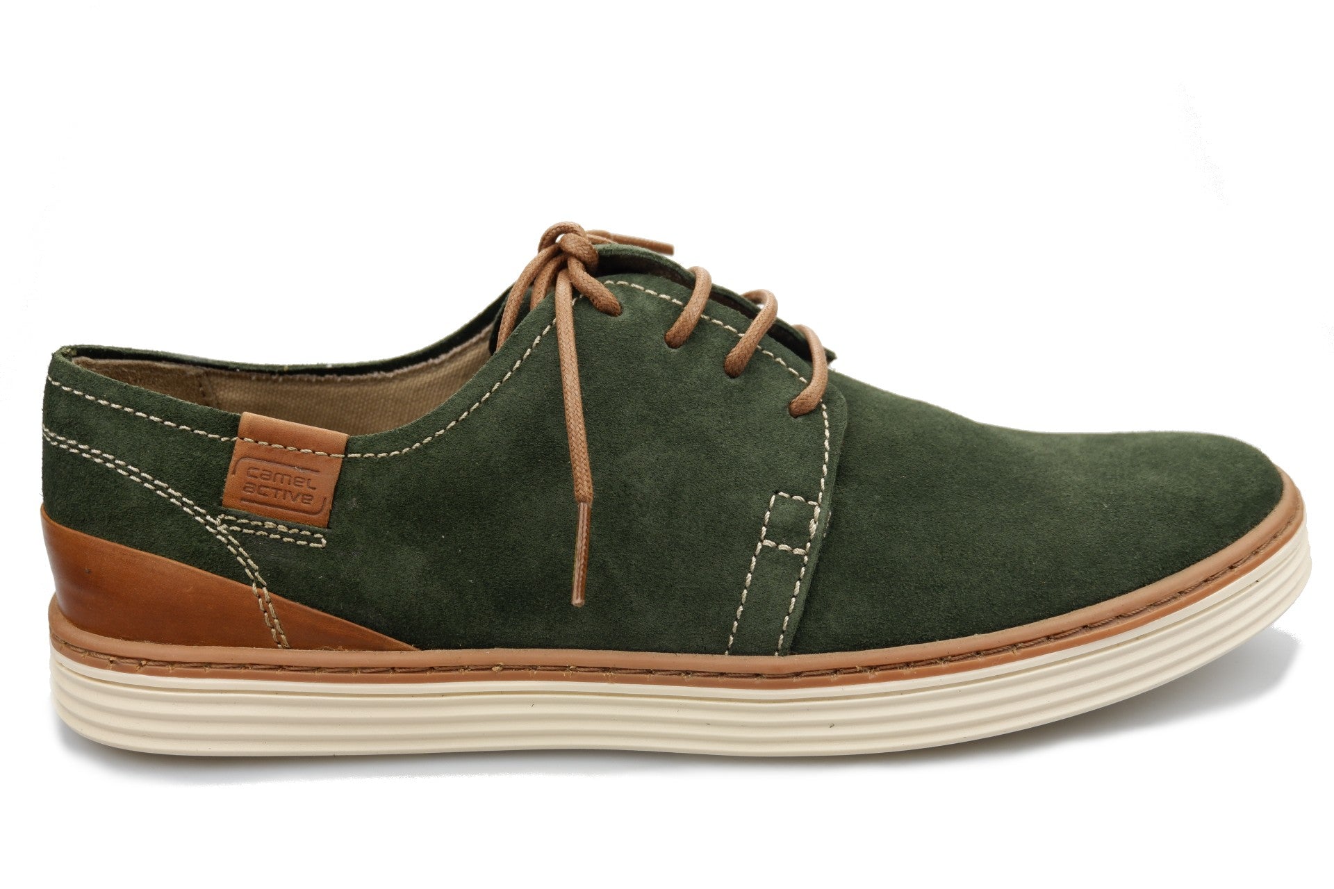 Herensneaker met veters 'Copa' - Groen - Chaplinshoes'Copa' herensneaker met veters - GreenCamel Active