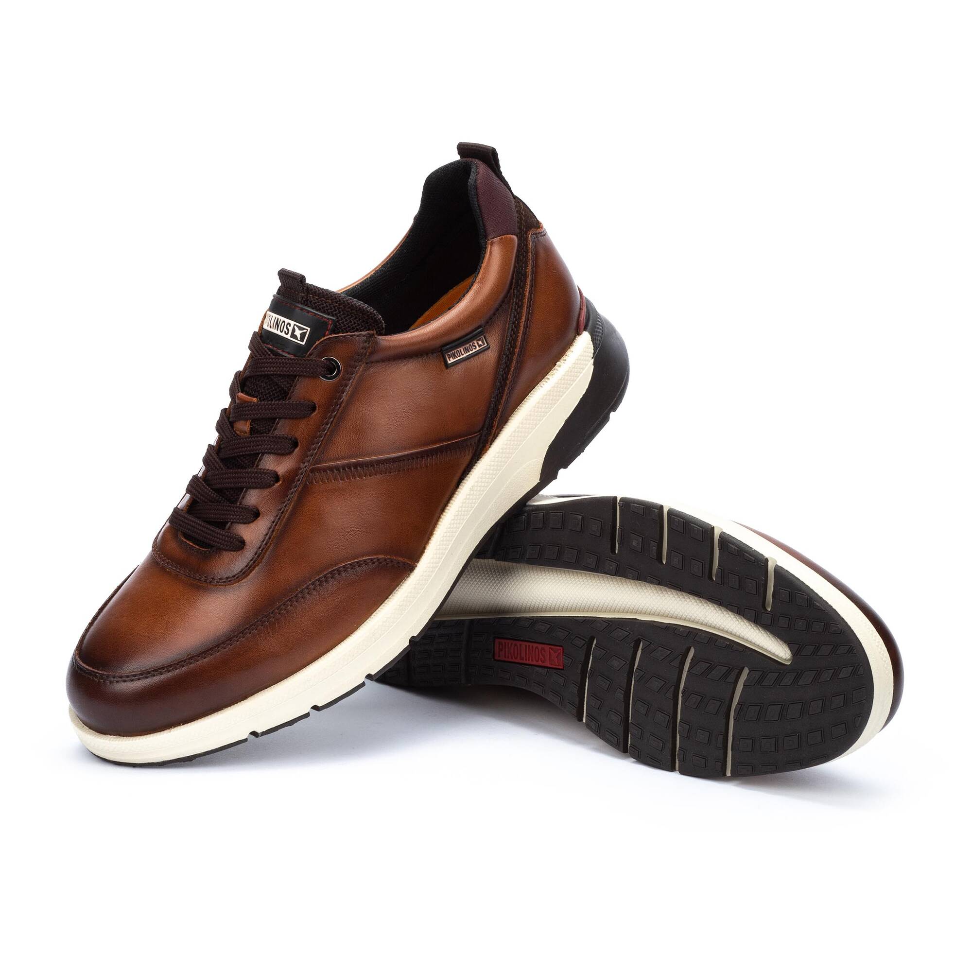 'Cordoba' men's lace - up sneaker - Brown cuero - Chaplinshoes'Cordoba' men's lace - up sneaker - Brown cueroPikolinos