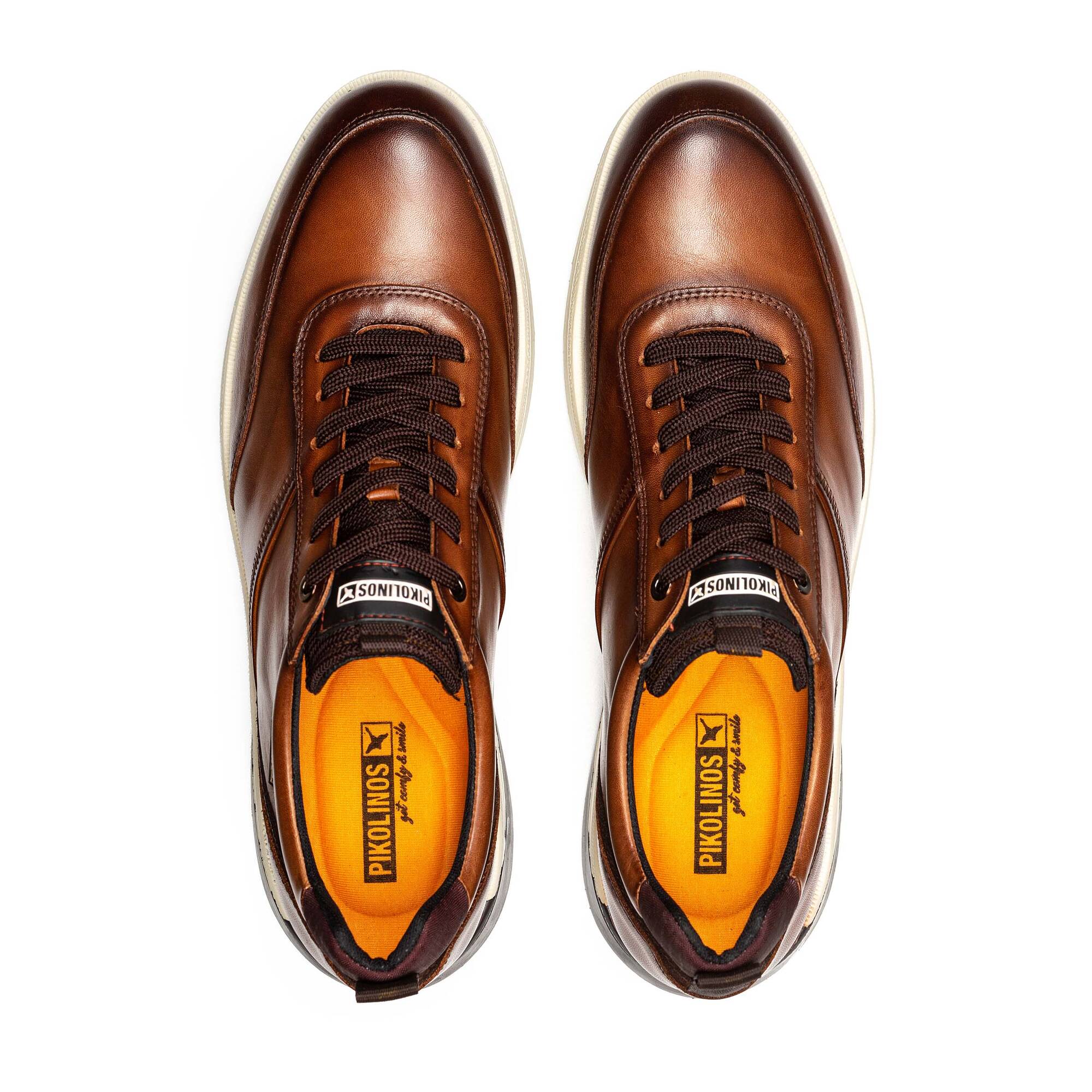 'Cordoba' men's lace - up sneaker - Brown cuero - Chaplinshoes'Cordoba' men's lace - up sneaker - Brown cueroPikolinos