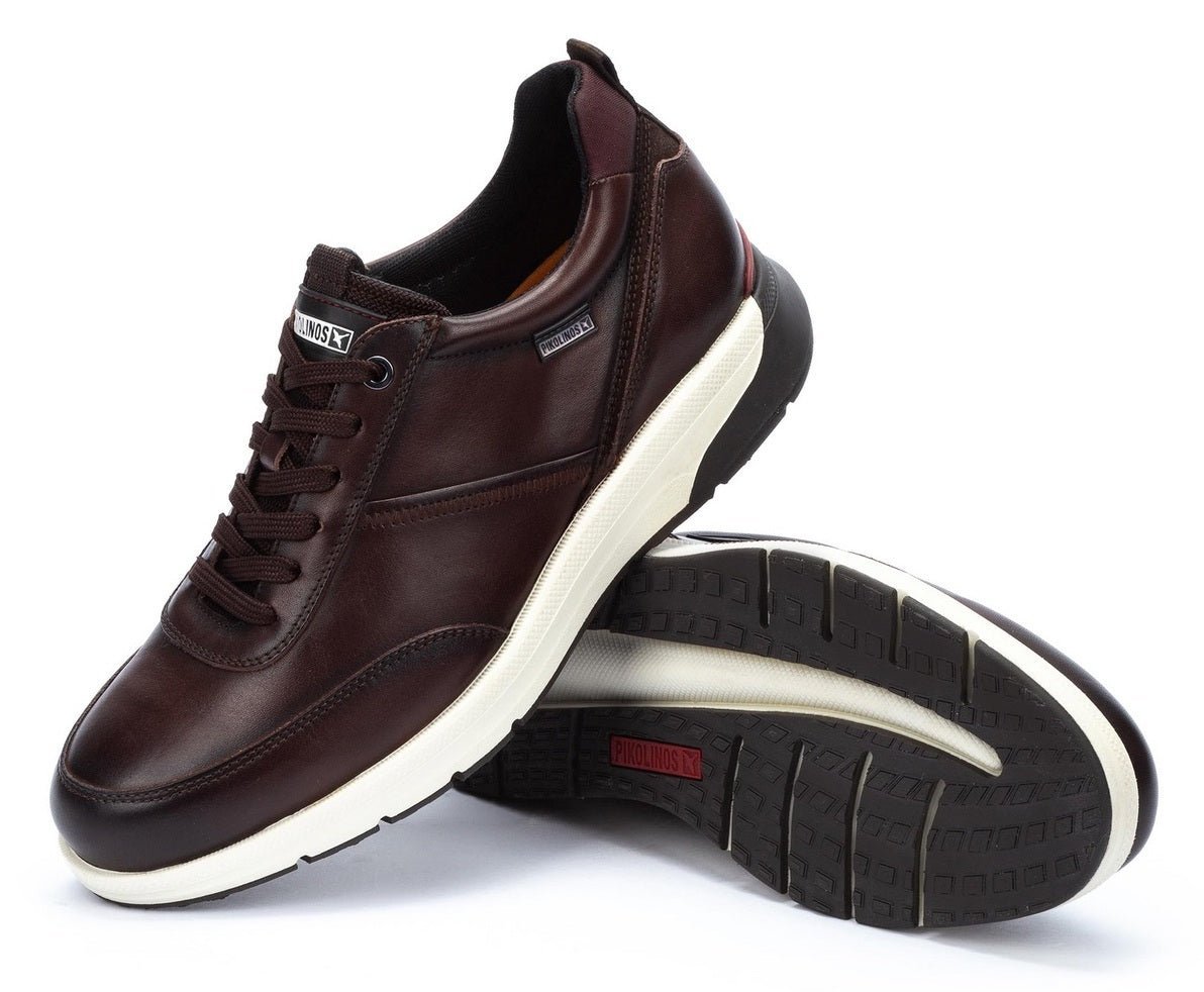 'Cordoba' men's lace - up sneaker - Brown olmo - Chaplinshoes'Cordoba' men's lace - up sneaker - Brown olmoPikolinos