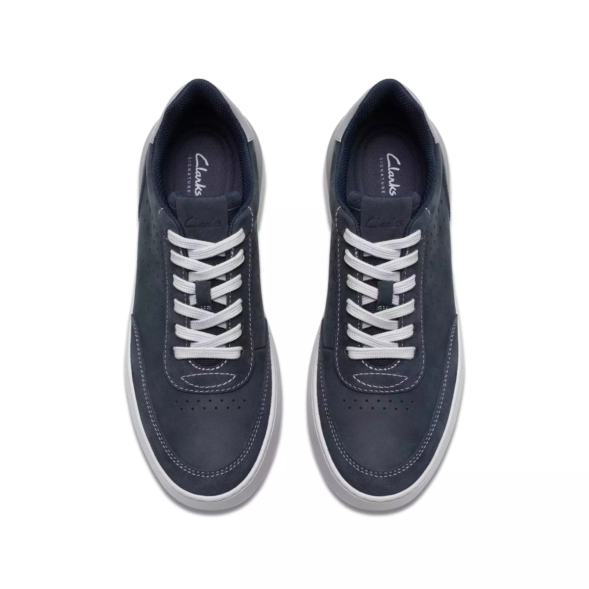 Herensneaker met veters 'Courtlite Run' - blauw - Chaplinshoes'Courtlite Run' herensneaker met veters - blauwClarks