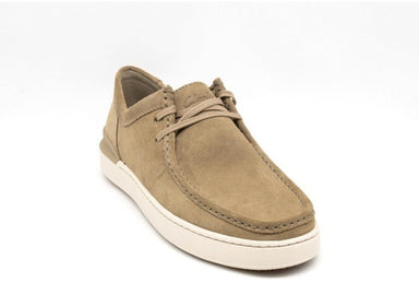 Herensneaker met veters 'Courtlite Seam' - beige - Chaplinshoes'Courtlite Seam' herensneaker met veters - beigeClarks