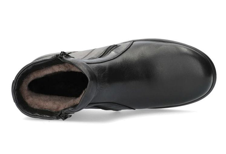 'DAN' men's real wool warmlined waterproof boot - Black - Chaplinshoes'DAN' men's real wool warmlined waterproof boot - BlackMephisto