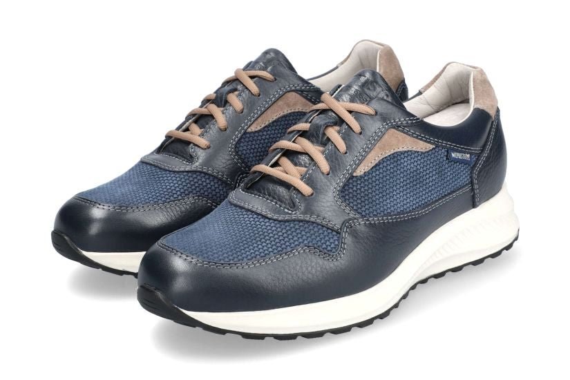 'Davis' men's lace - up sneaker - Blue - Chaplinshoes'Davis' men's lace - up sneaker - BlueMephisto