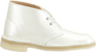 'Desert boot' women's ankle boot - White patent - Chaplinshoes'Desert boot' women's ankle boot - White patentClarks