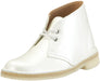 'Desert boot' women's ankle boot - White patent - Chaplinshoes'Desert boot' women's ankle boot - White patentClarks