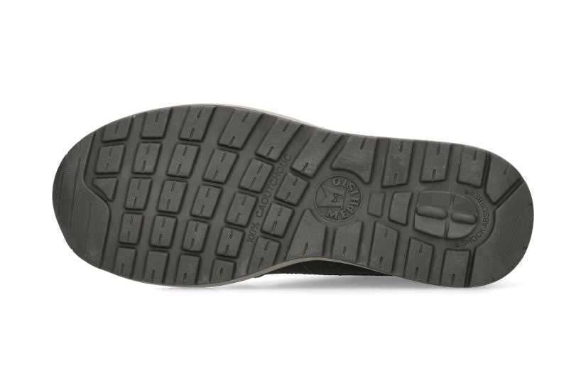 Zapatilla ergonómica de hombre con cordones 'Barth' - Gris Azul