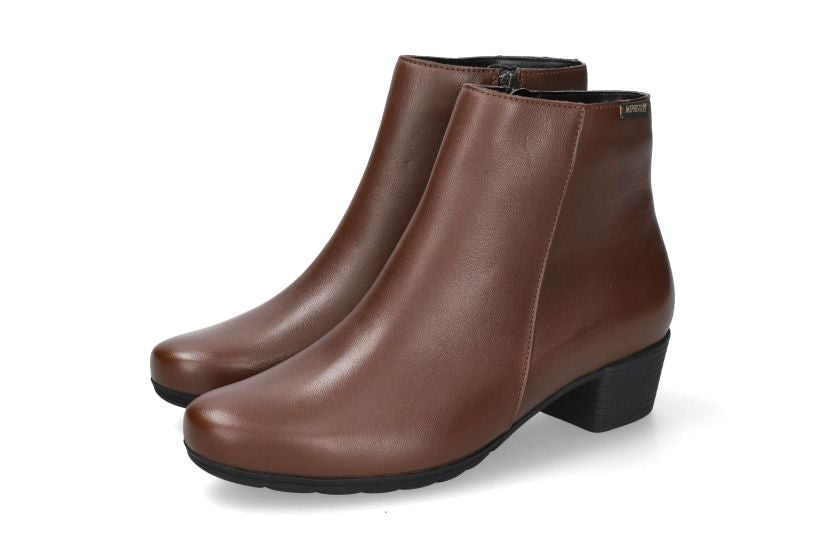 'Iola' women's ergonomic ankle boot - brown