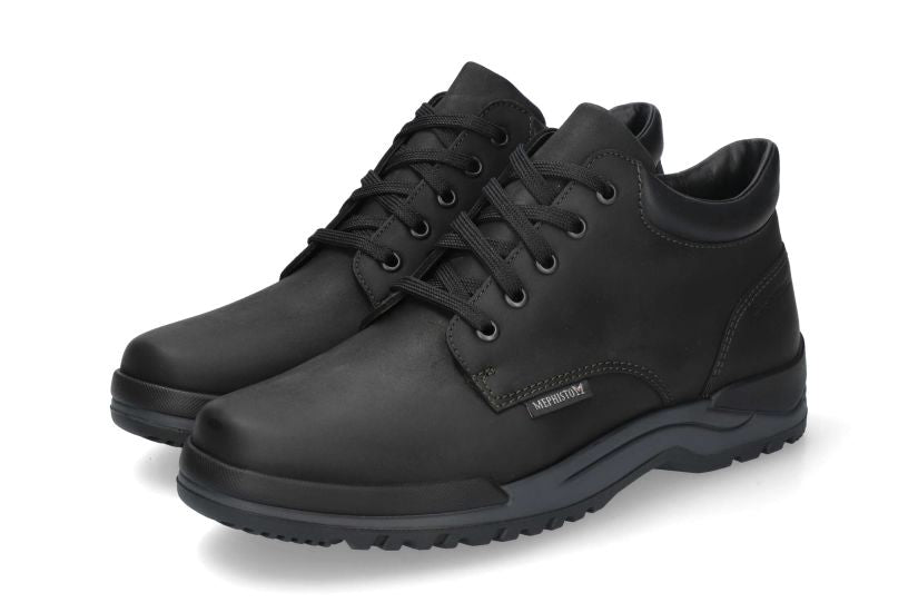 Botte ergonomique à lacets pour homme 'Clément' - noir