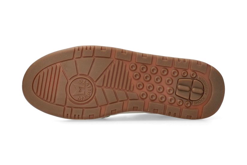 'Norwin' herensneaker met veters - meerkleurig