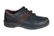 Zapatos ergonómicos de hombre 'Edward' de ajuste ancho (H) - Negro - ChaplinshoesZapatos de hombre ergonómicos de corte ancho (H) 'Edward' - NegroMephisto