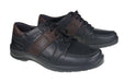 Zapatos ergonómicos de hombre 'Edward' de ajuste ancho (H) - Negro - ChaplinshoesZapatos de hombre ergonómicos de corte ancho (H) 'Edward' - NegroMephisto