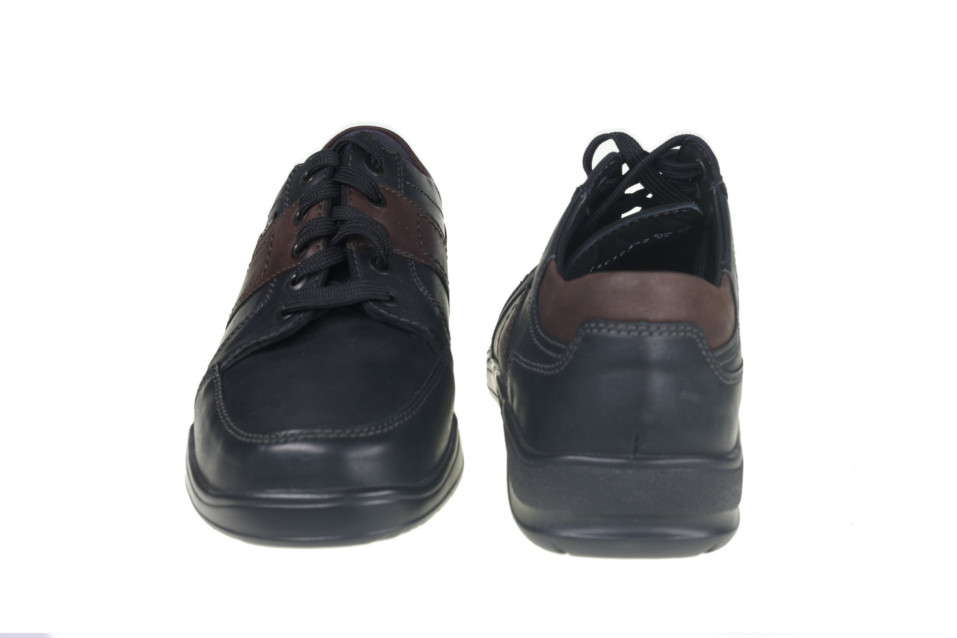 Zapatos ergonómicos de hombre 'Edward' de ajuste ancho (H) - Negro - ChaplinshoesZapatos de hombre ergonómicos de corte ancho (H) 'Edward' - NegroMephisto