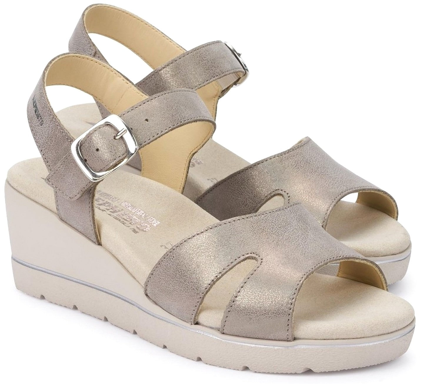 Damessandaal 'ELISABETH' - Taupe - ChaplinshoesDamessandaal 'ELISABETH' - TaupeMephisto