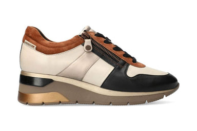 Zapatilla de mujer 'Elisia' - Mezcla beige negro - ChaplinshoesZapatilla de mujer 'Elisia' - Mix beige negroMephisto