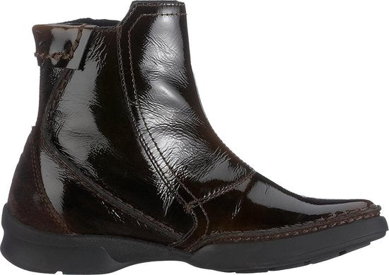 'Eris' women's ankle boot - Brown patent - Chaplinshoes'Eris' women's ankle boot - Brown patentCamel Active