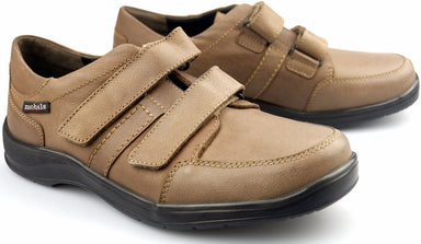 Zapato hombre ergonómico con tira ancha (H) 'EYMAR'' - Marrón camel - ChaplinshoesZapato de hombre ergonómico con tira ancha (H) 'EYMAR'' - Camel marrónMephisto