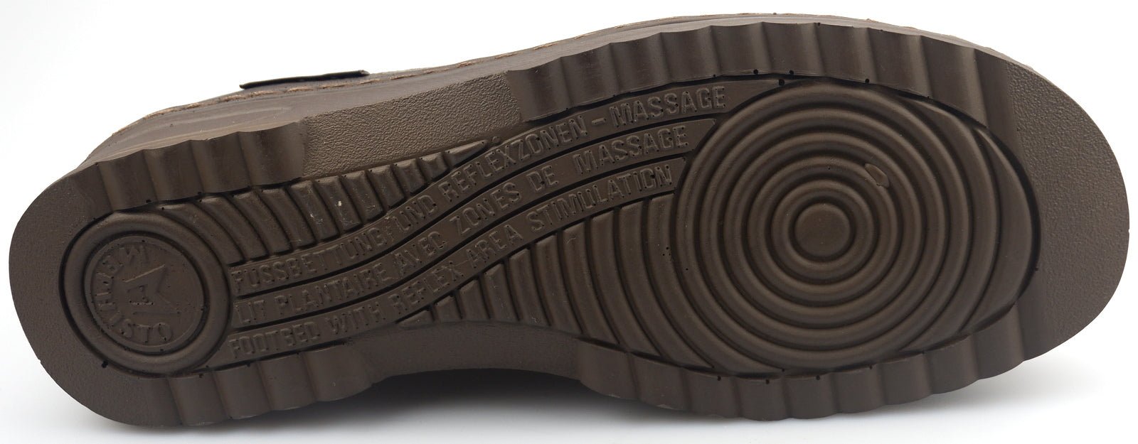 Ergonomische veterschoen voor heren 'Farley' met brede pasvorm - Bruin - ChaplinshoesErgonomische herenschoen 'Farley' met brede pasvorm - BrownMephisto