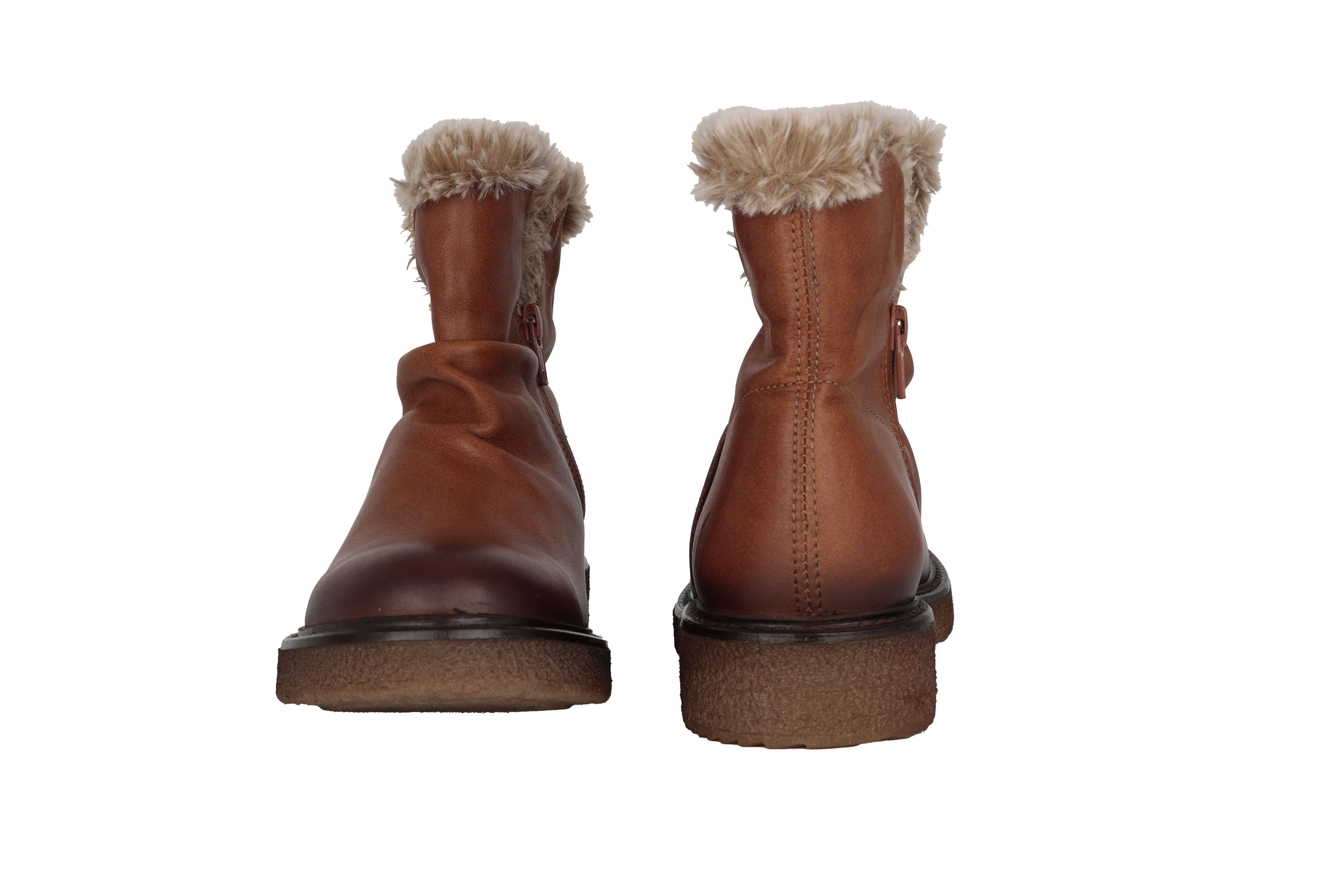 'E346' Botín cálido para mujer - marrón