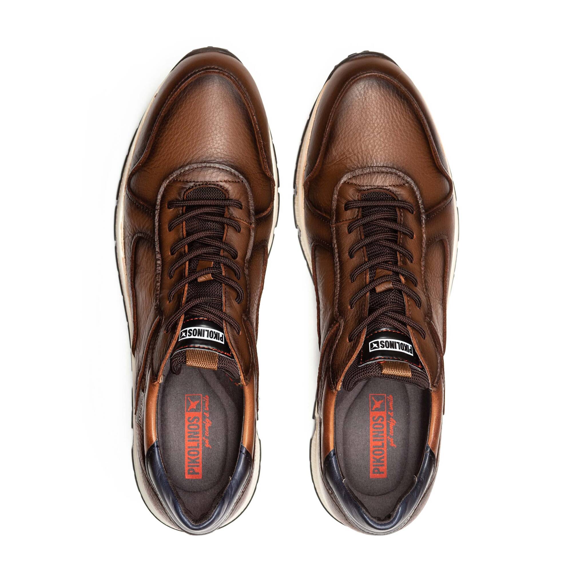 'Ferrol' men's lace - up sneaker - cuero brown - Chaplinshoes'Ferrol' men's lace - up sneaker - cuero brownPikolinos