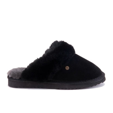 Damesslipper 'Flurry' - Zwart - ChaplinshoesDamesslipper 'Flurry' - BlackWarmbat