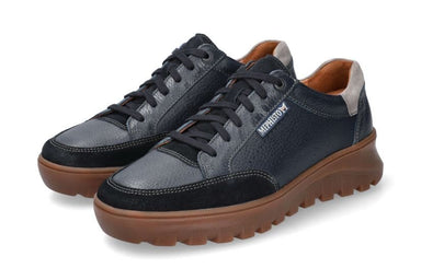 'Flynn' heren sneaker met veters - blauw - Chaplinshoes'Flynn' herensneaker met veters - blauwMephisto