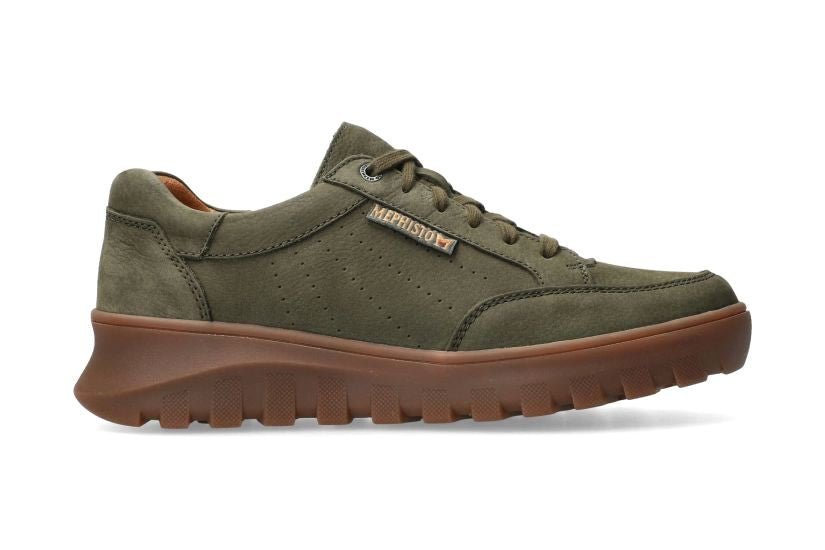 'Flynn' heren sneaker met veters - groen - Chaplinshoes'Flynn' herensneaker met veters - groenMephisto