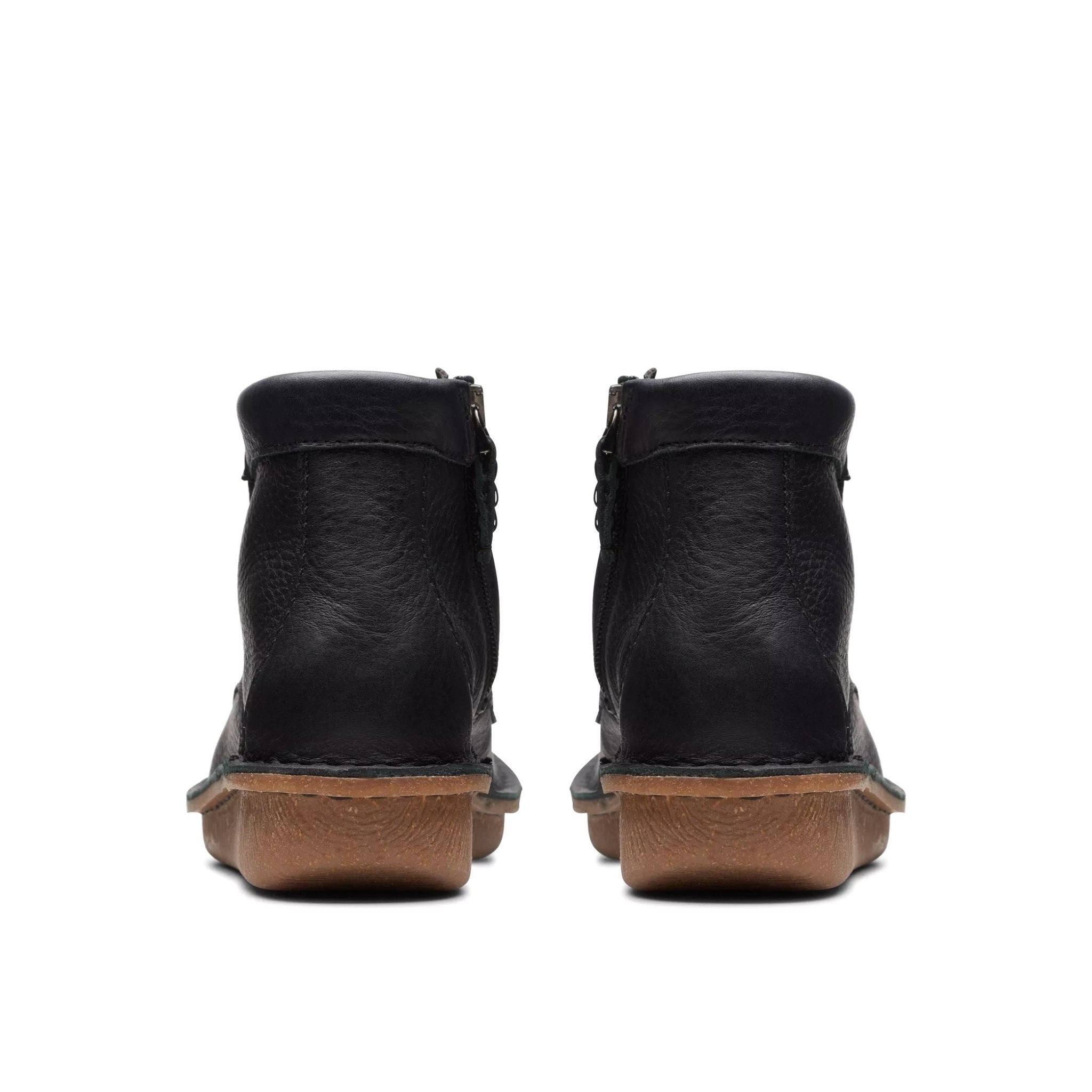 ' Funny Cedar' dames veter - ritssluiting laars - zwart - Chaplinshoes' Funny Cedar' dames veter - ritssluiting laars - zwartClarks