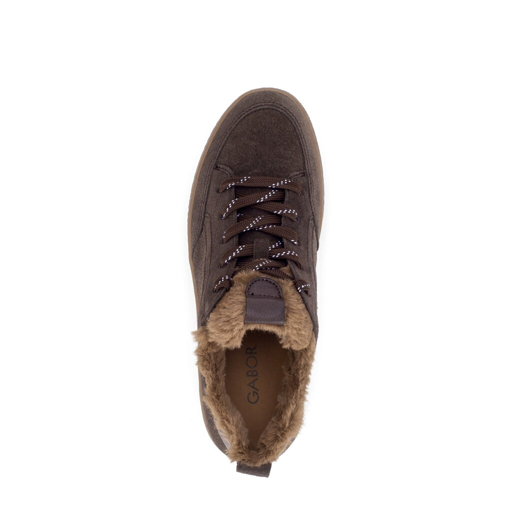 '6024.01.003' women's lace-up shoe - brown