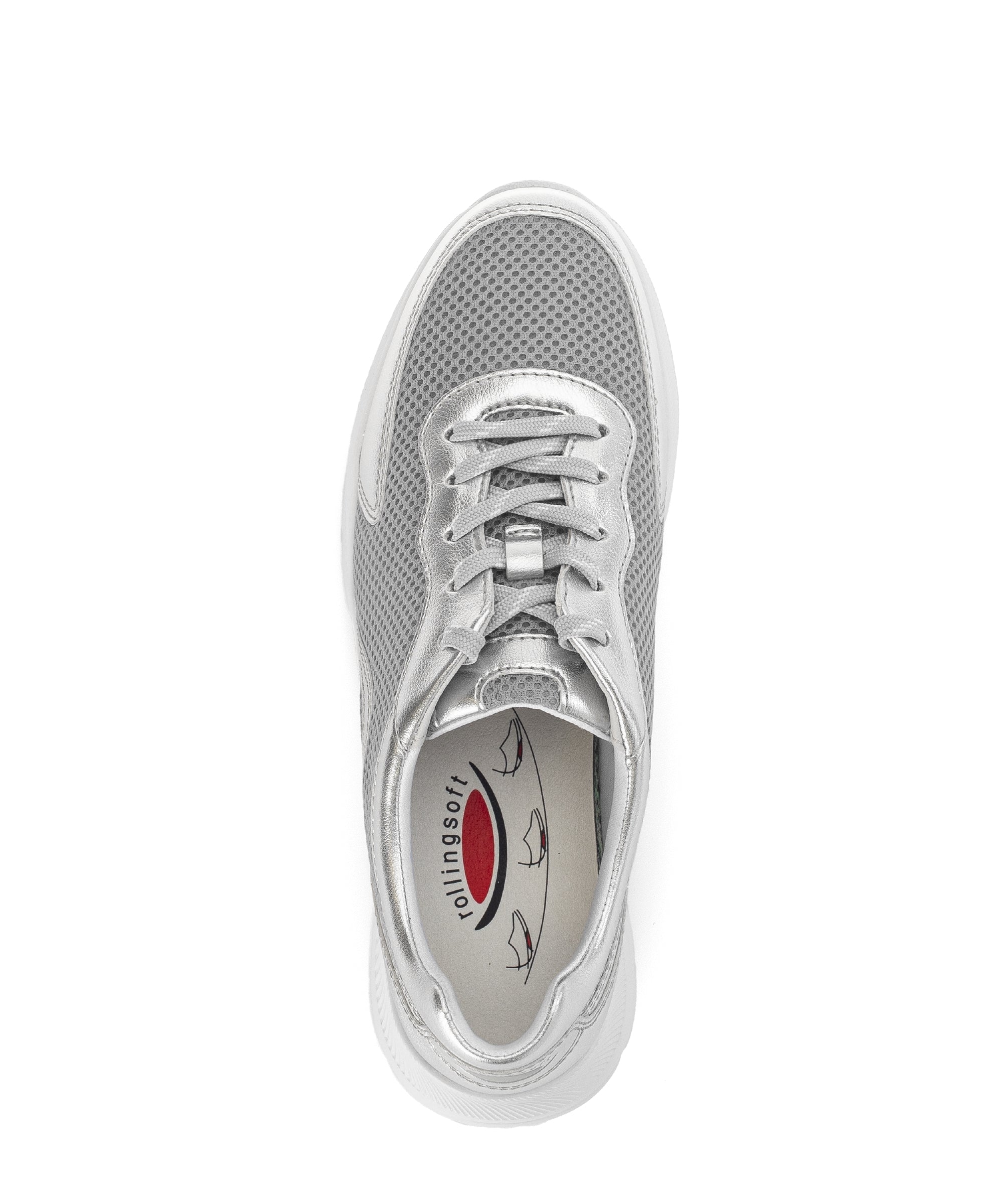 Damen-Rollschuh-Sneaker „66.923.19“ – Silber