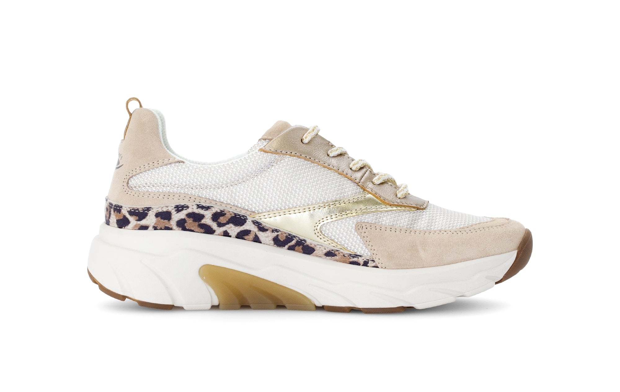 '66.935.82' lopende damessneaker - beige