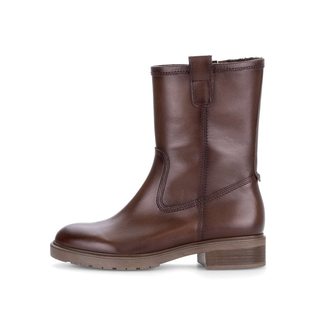 '8010.01.002' women's leather ankle boots - brown