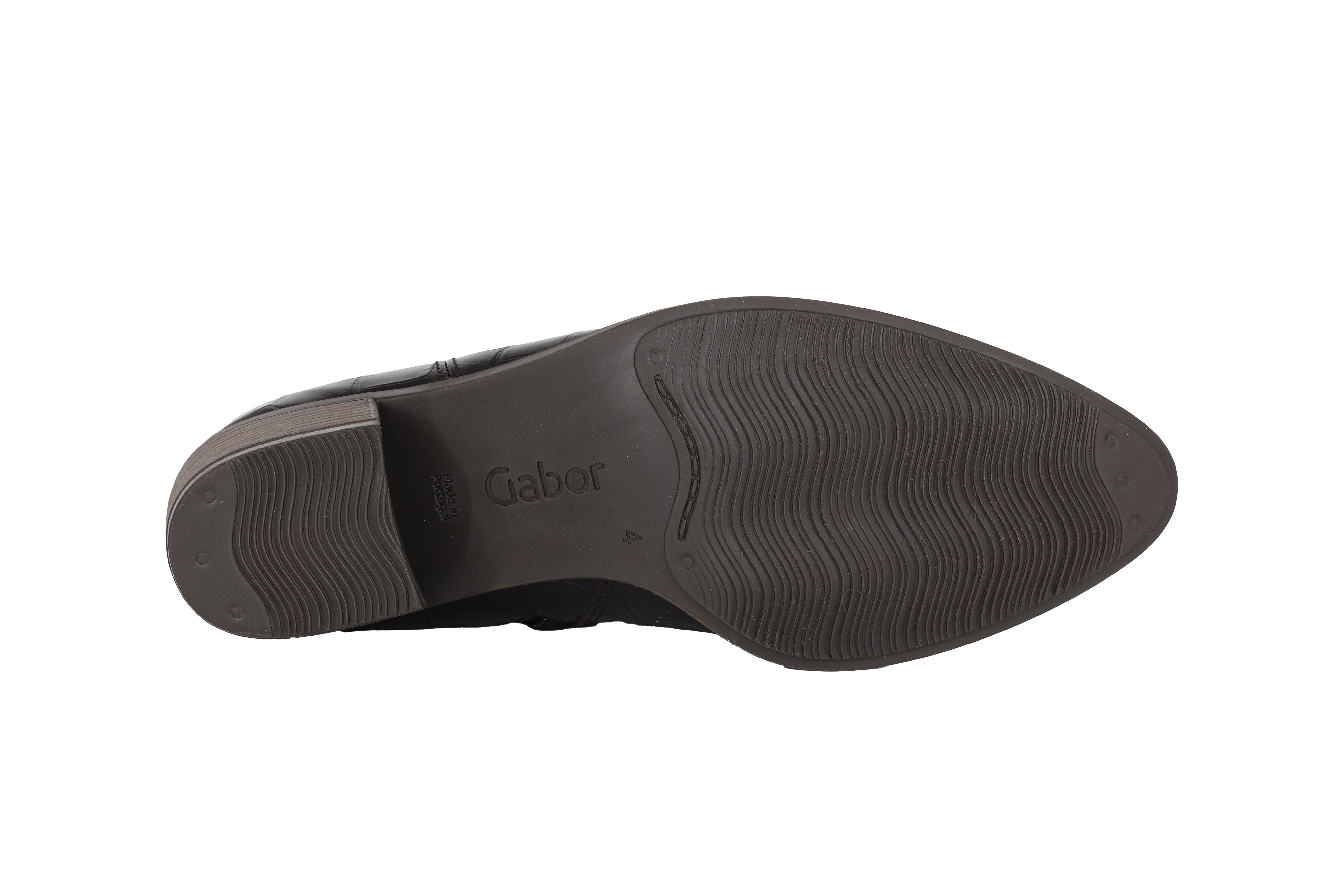 Dameslaars '31.600.53' cowboy-type - donkerbruine croco