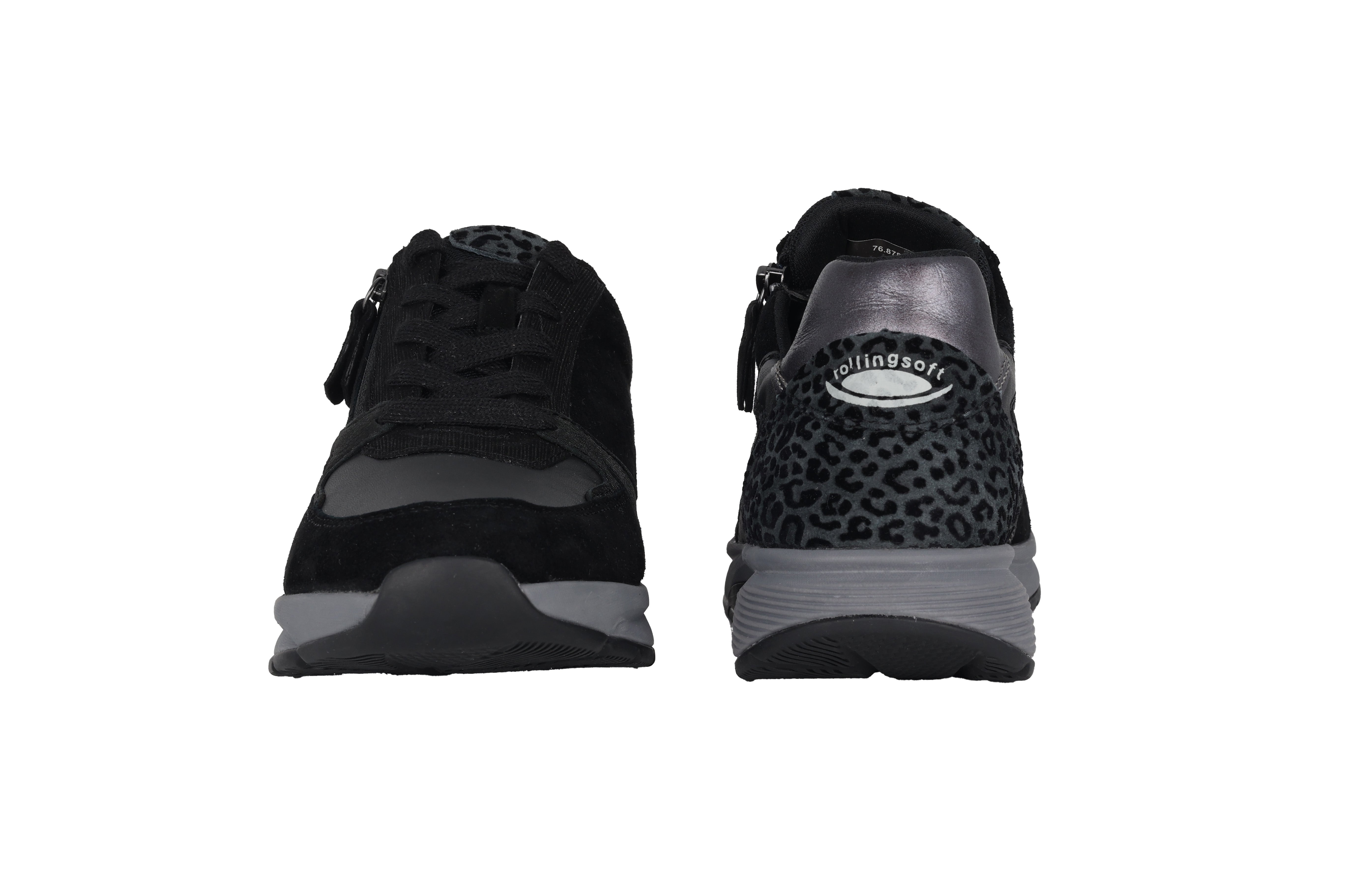 '76.878.67' chaussures de marche à roulettes pour femme - noir